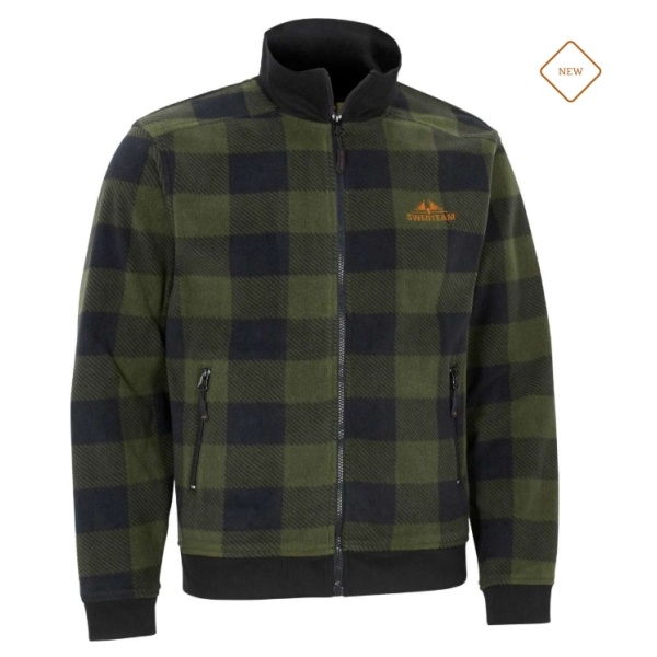 Swedteam Lynx Fleece Full Zip - Grøn