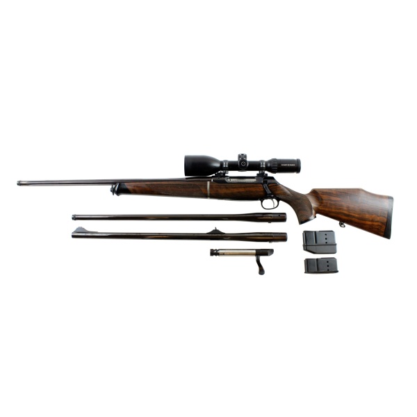 Sauer 202 Take Down m/ 3 piber + 2,5-10x56 - Links