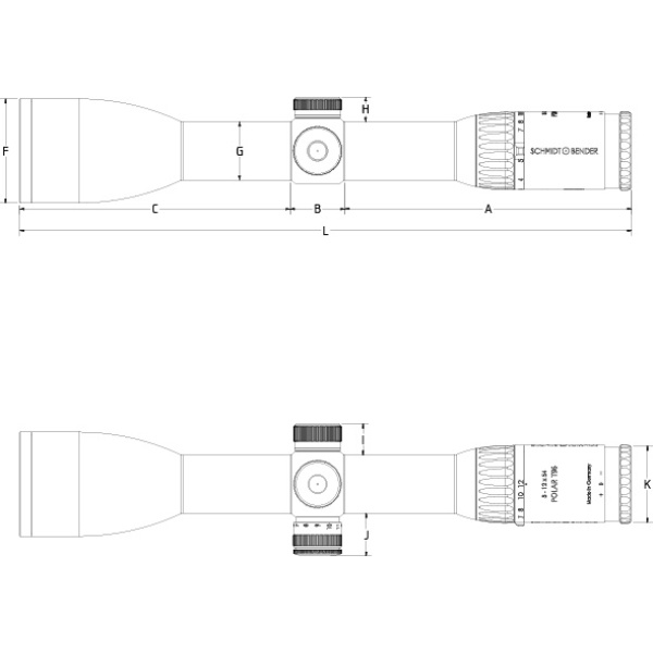 Schmidt&Bender Polar T96 3-12x54 ill. #D7 - Image 2