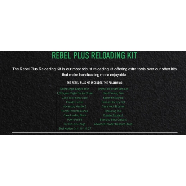 Rcbs Rebel Plus Master Reloading Kit - Image 2