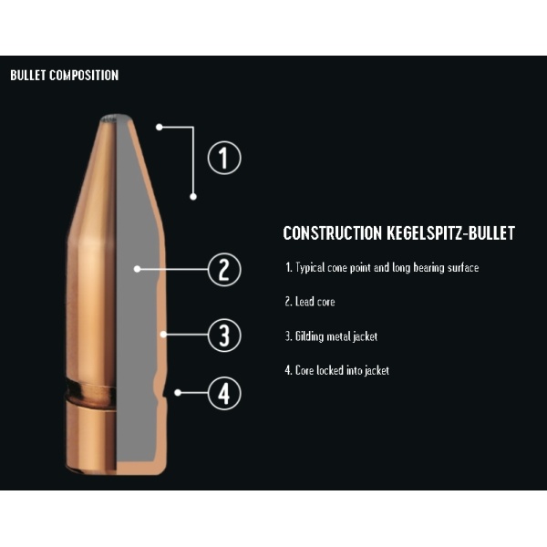 RWS 7x57R 10,5 gr.KS - Image 2