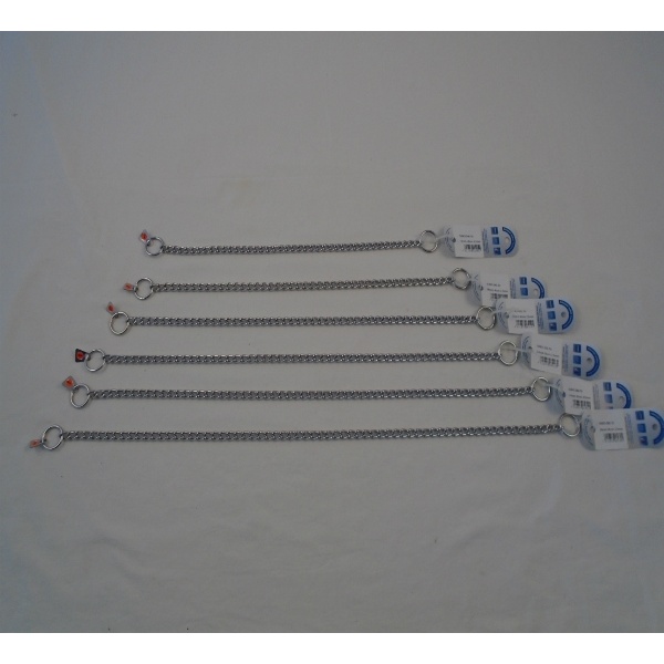 HS Halsbånd Rustfri Små Led 50cm.