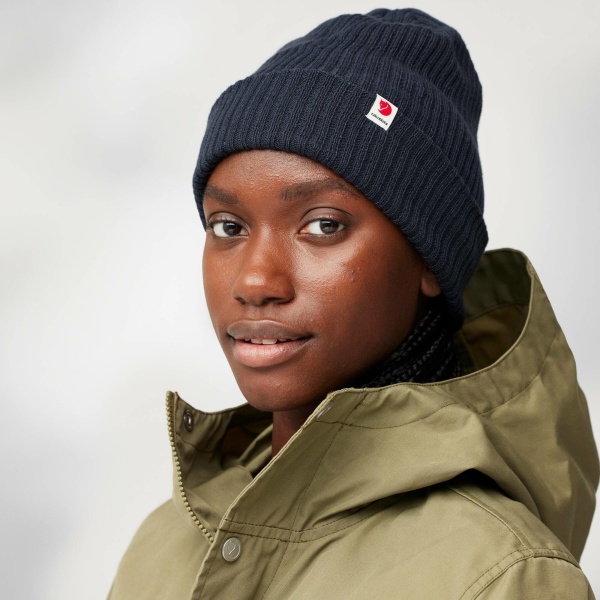 FJÂLLRÂVEN Rib Hat Black - Image 2