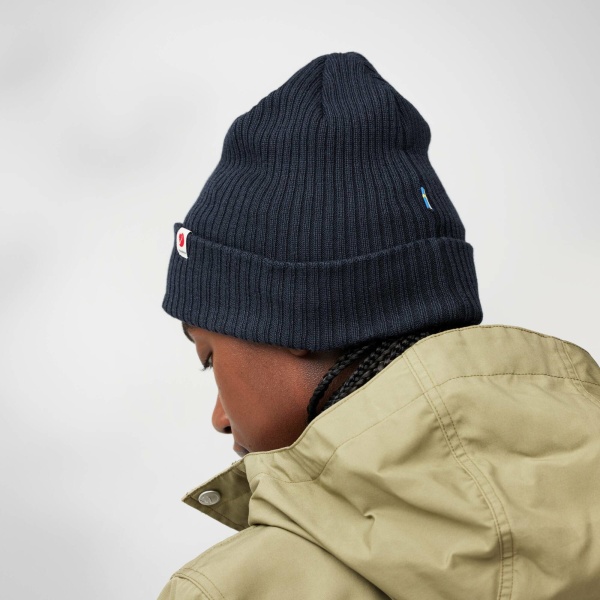 FJÂLLRÂVEN Rib Hat Black - Image 3