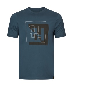 HÄRKILA H-Logo S/S T-shirt Sea Blue