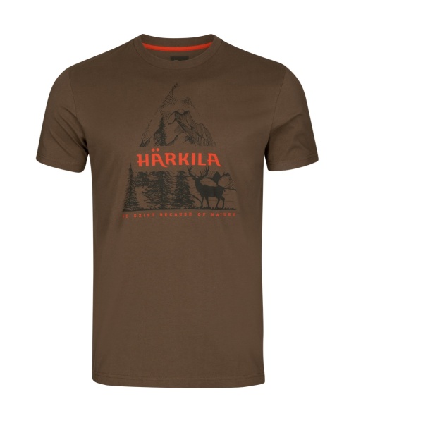 HÄRKILA Nature S/S T-shirt Slate Black