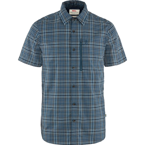 Fjallraven Abisko Hike Shirt SS - Blue/Dark Navy