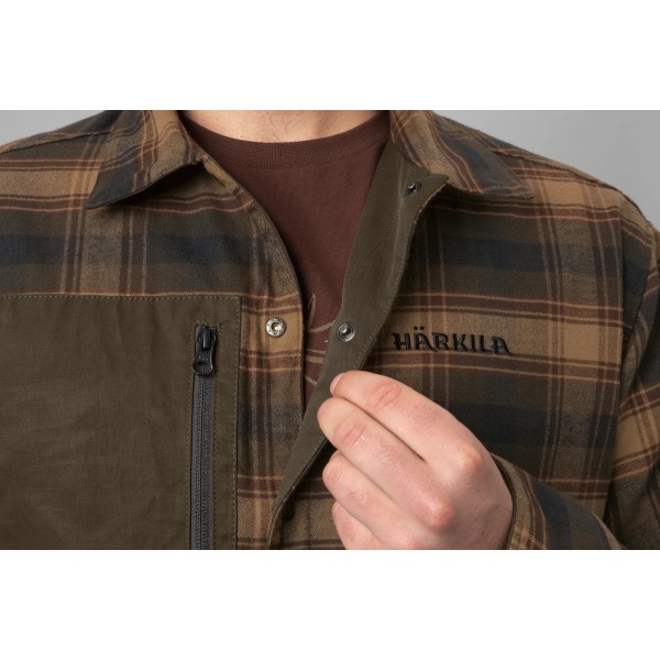 Harkila Eirik reversible Skjorte Jakke Dark Warm. - Image 5