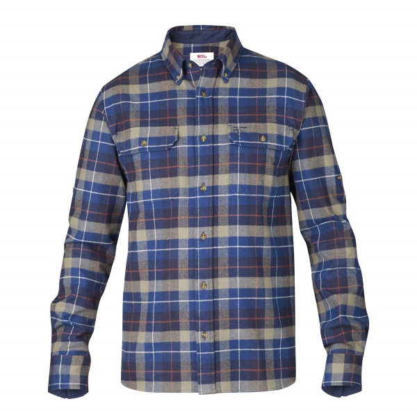 Fjallraven Singi Heavy Flannel shirt Navy