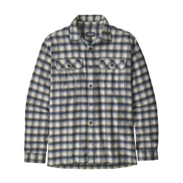Patagonia L/S Fjord Flannel Shirt - Oister White