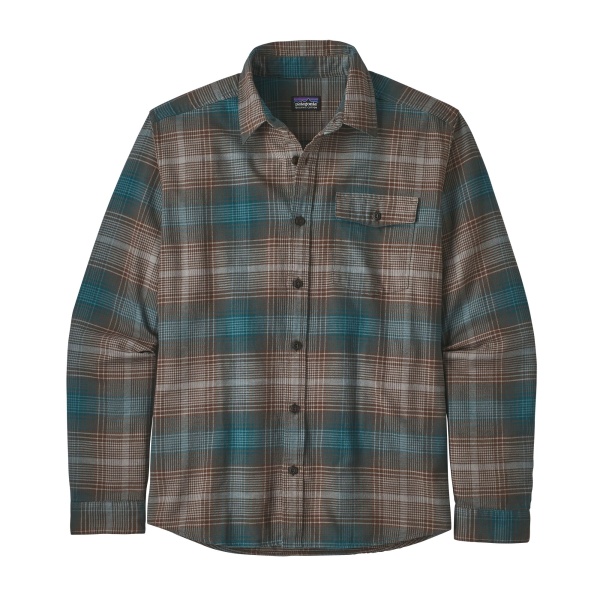 Patagonia L/S LW Fjord Flannel Shirt - B. Brown