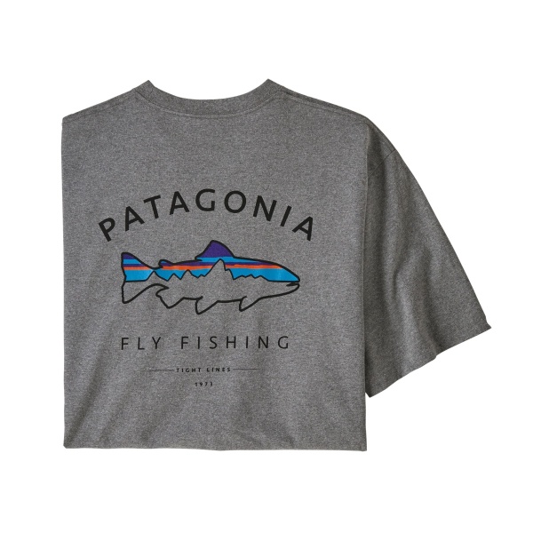 Patagonia Framed Trout Responsibili-Tee® - Grå