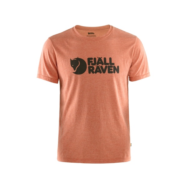 Fjallraven Logo T-Shirt - Rowan Red-Melange