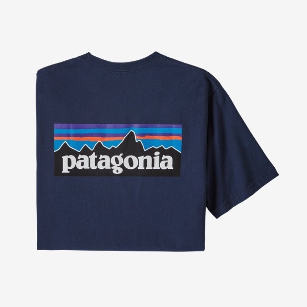 Patagonia M's P-6 Logo Resposibili-Tee - Cl. Navy
