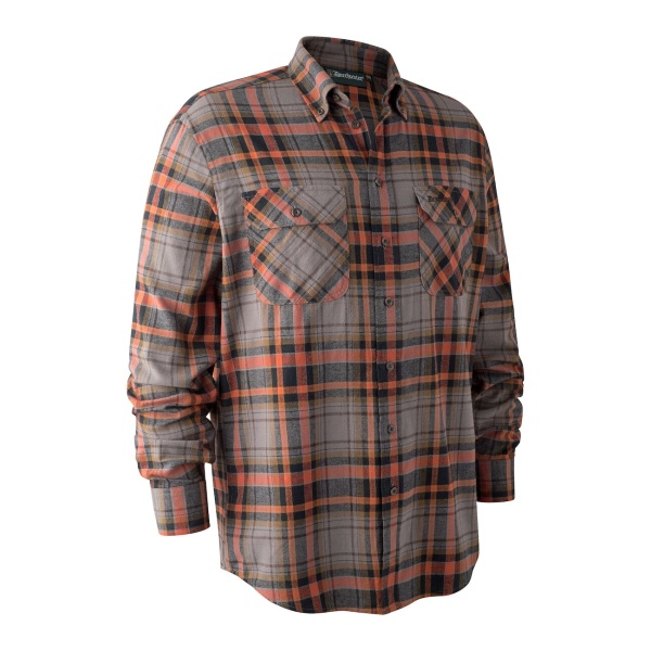 Deerhunter Marvin Skjorte - Orange Check