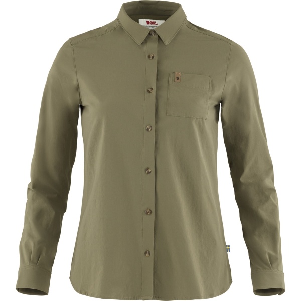Fjallraven Övik Lite Shirt LS W - Grøn