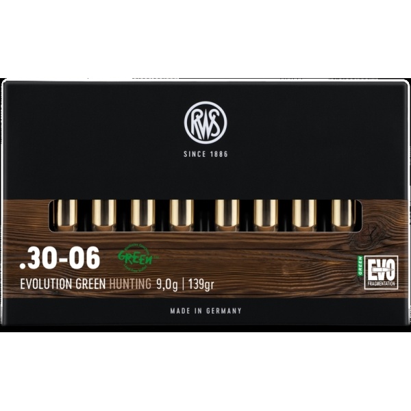 RWS 308Win 139gr./9,0gr Evo Green