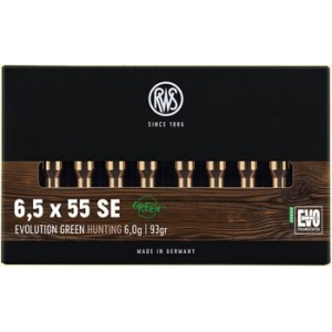RWS 6,5X55 6,0g Evolution Green