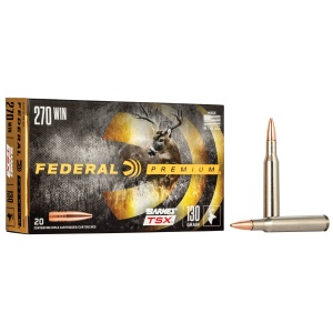 FEDERAL PREMIUM 270 Win M/BARNES 130gr TSX