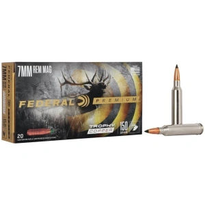 FEDERAL 7mm Rem Mag 150gr Trophy Copper