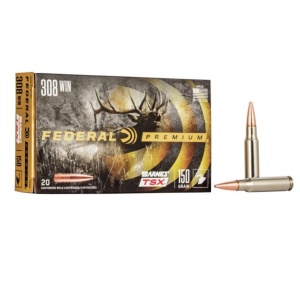 FEDERAL PREMIUM 308 Win 150gr TSX