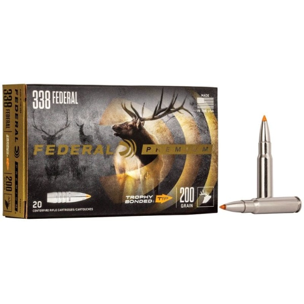 Federal 338 Win Mag 14,6g Trophy Copper