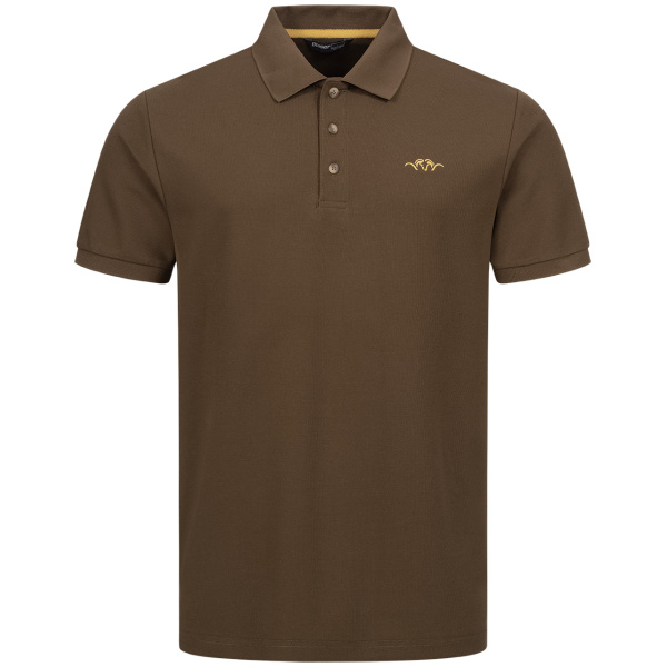 BLASER Solid 25 Polo Dark Brown