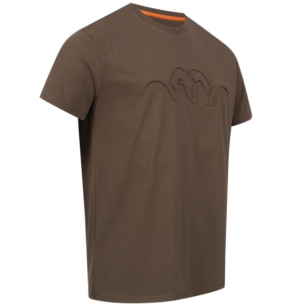 BLASER T-shirt Argail 3D Debossed T25 Dark Brown - Image 3
