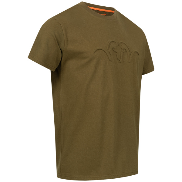 BLASER T-shirt Argail 3D Debossed T25 Dark Olive - Image 2