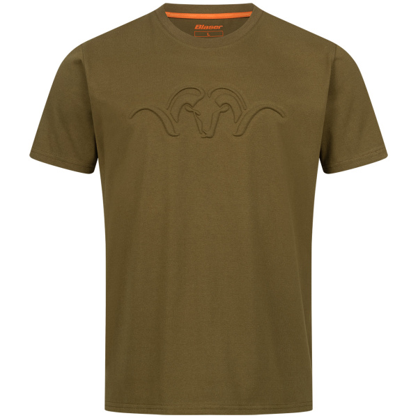 BLASER T-shirt Argail 3D Debossed T25 Dark Olive