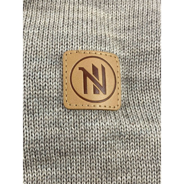 NORDHUNT Runar 1/2 Zip Knit Savanna Melange - Image 2