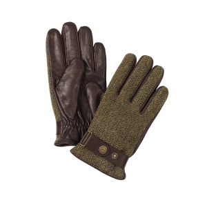 LAKSEN Cornwall Men's Tweed & Lambskin Glove